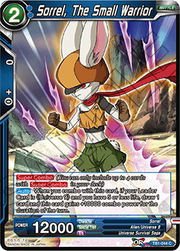 DBS The Tournament of Power TB1-044 Sorrel, The Small Warrior Foil