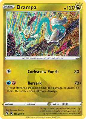 SWSH Evolving Skies 119/203 Drampa