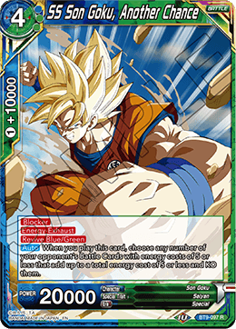 DBS Universal Onslaught BT9-097 SS Son Goku, Another Chance Foil