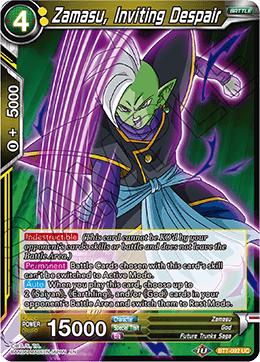 DBS Assault of the Saiyans BT7-092 Zamasu, Inviting Despair