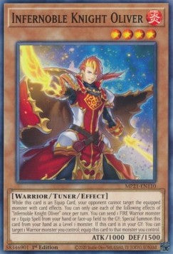Yu-Gi-Oh! 2021 Tin of Ancient Battles Mega Pack MP21-EN110 Infernoble Knight Oliver