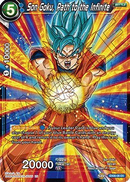 DBS Expansion Set 06: Special Anniversary Box EX06-08 Son Goku, Path to the Infinite Foil