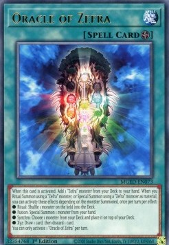 Yu-Gi-Oh! Maximum Gold El Dorado MGED-EN073 Oracle of Zefra