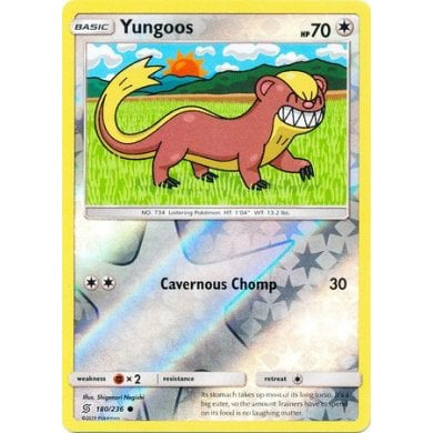 SM Unified Minds 180/236 Yungoos Reverse Holo