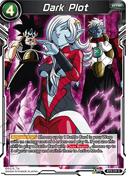 DBS Cross Worlds BT3-121 Dark Plot Foil