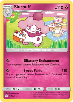 SM Cosmic Eclipse 154/236 Slurpuff Reverse Holo