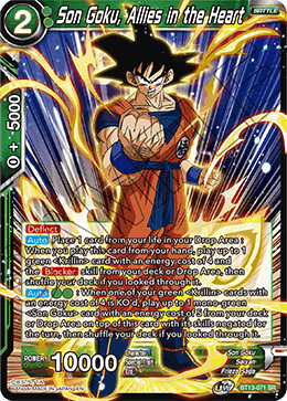 DBS Supreme Rivalry BT13-071 Son Goku, Allies in the Heart (SR)