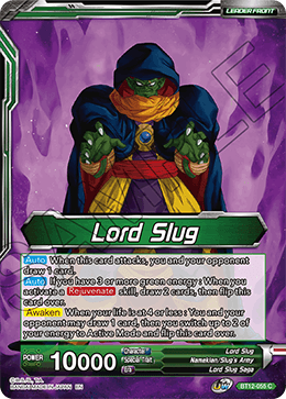 DBS Vicious Rejuvenation BT12-055 Lord Slug (Leader) Foil