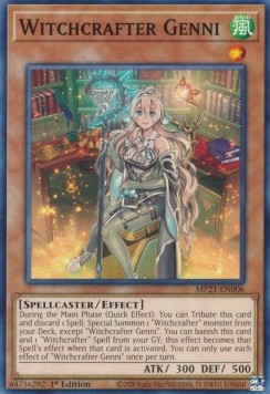 Yu-Gi-Oh! 2021 Tin of Ancient Battles Mega Pack MP21-EN006 Witchcrafter Genni