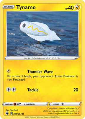 SWSH Fusion Strike 095/264 Tynamo Reverse Holo