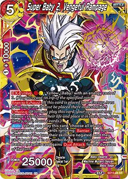 DBS Series 8 Starter Parasitic Overlord SD10-004 Super Baby 2, Vengeful Rampage Foil (Gold Stamp)