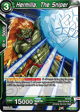 DBS The Tournament of Power TB1-066 Hermilla, The Sniper Foil