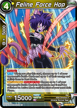 DBS Draft Box 5: Divine Multiverse DB2-121 Feline Force Hop