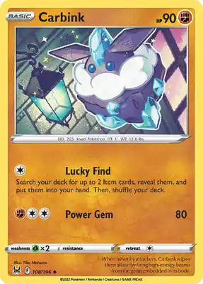 SWSH Lost Origin 108/196 Carbink