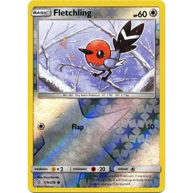 SM Unified Minds 179/236 Fletchling Reverse Holo