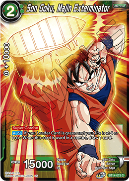 DBS Cross Spirits BT14-072 Son Goku, Majin Exterminator