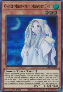 Yu-Gi-Oh! 2021 Tin of Ancient Battles Mega Pack MP21-EN061 Ghost Mourner & Moonlit Chill Ultra Rare
