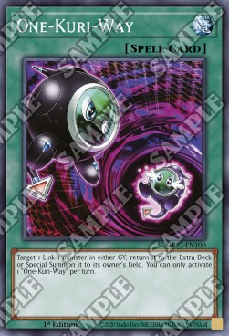 Yu-Gi-Oh! 2022 Tin of the Pharaoh's Gods Mega Pack MP22-EN100 One-Kuri-Way