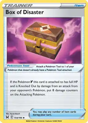 SWSH Lost Origin 154/196 Box of Disaster Reverse Holo