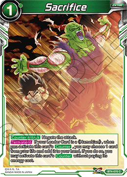 DBS Colossal Warfare BT4-070 Sacrifice