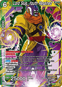 DBS Draft Box 6: Giant's Force DB3-130 Lord Slug, Youth Regained (SR)