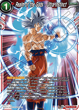 DBS Realm of the Gods BT16-018 Realm of the Gods - Ultra Instinct