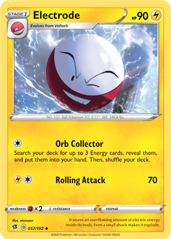 SWSH Rebel Clash 057/192 Electrode Reverse Holo