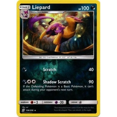 SM Unified Minds 136/236 Liepard Reverse Holo