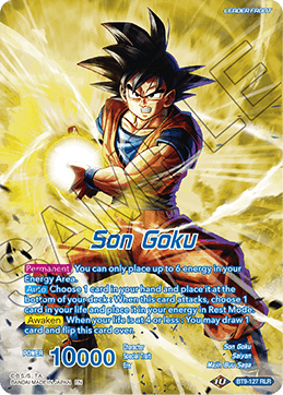 DBS Universal Onslaught BT9-127 Son Goku / Heightened Evolution SS3 Son Goku Returns (Leader) (RLR)