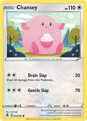 SWSH Fusion Strike 202/264 Chansey Reverse Holo
