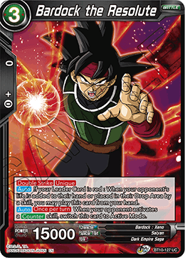 DBS Rise of the Unison Warrior BT10-127 Bardock the Resolute Foil