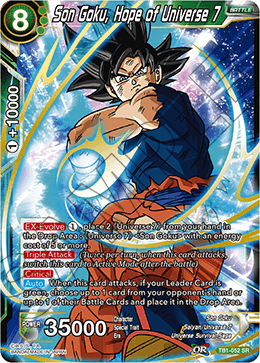 DBS The Tournament of Power TB1-052 Son Goku, Hope of Universe 7 (SR)