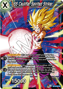 DBS Saiyan Showdown BT15-034 SS Caulifla, Spirited Striker
