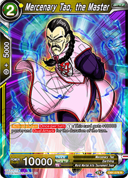 DBS Draft Box 4: Dragon Brawl DB1-078 Mercenary Tao, the Master Foil