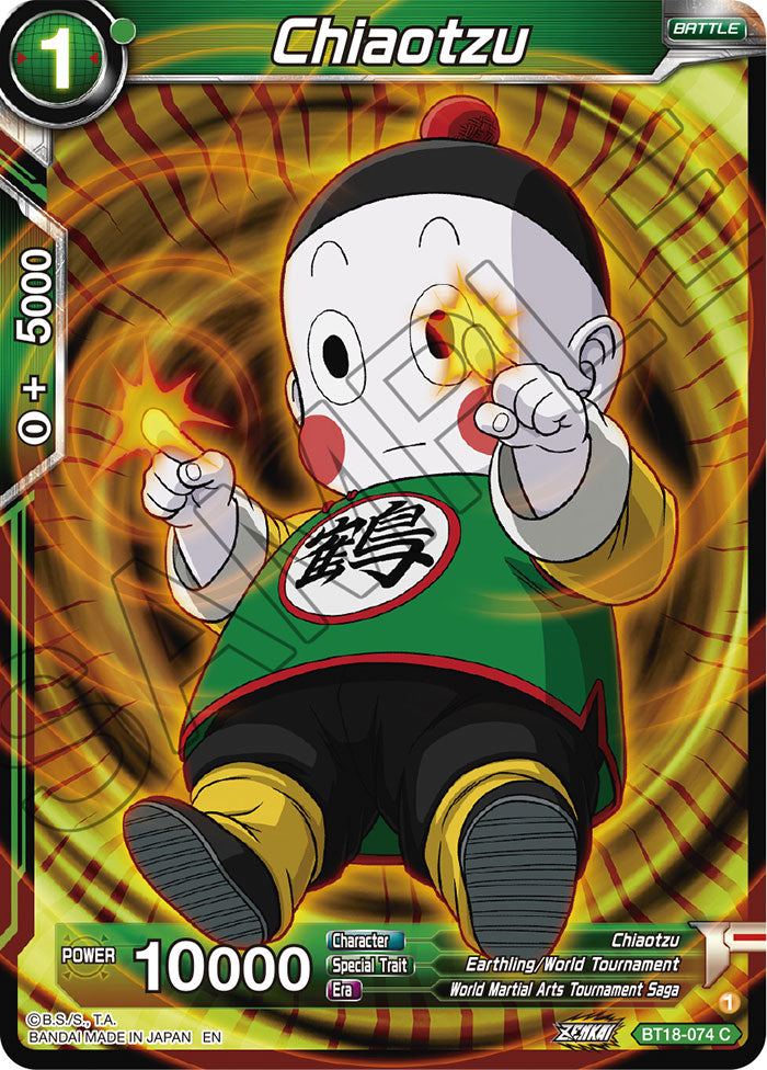 DBS Dawn of the Z-Legends BT18-074 Chiaotzu