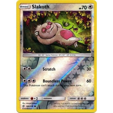SM Unified Minds 168/236 Slakoth Reverse Holo