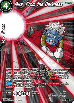 DBS Expansion Set 02: Dark Demon's Villains EX02-05 Mira, From the Darkness Foil