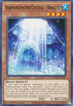 Yu-Gi-Oh! 2021 Tin of Ancient Battles Mega Pack MP21-EN229 Adamancipator Crystal - Dragite