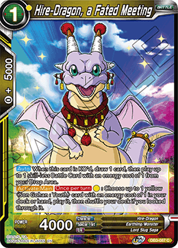 DBS Draft Box 6: Giant's Force DB3-087 Hire-Dragon, a Fated Meeting