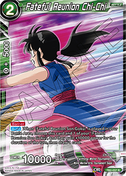 DBS World Martial Arts Tournament TB2-037 Fateful Reunion Chi-Chi Foil