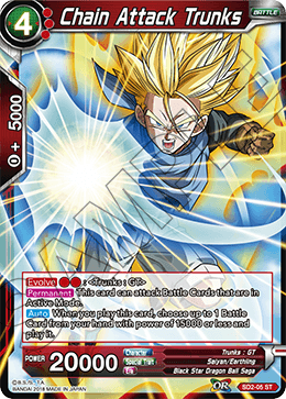 DBS Series 3 Starter The Extreme Evolution SD2-005 Chain Attack Trunks