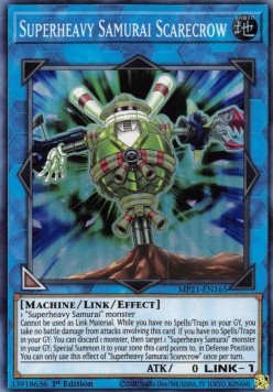 Yu-Gi-Oh! 2021 Tin of Ancient Battles Mega Pack MP21-EN165 Superheavy Samurai Scarecrow Super Rare