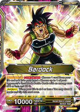 DBS Colossal Warfare BT4-071 Bardock / Uncontrollable Bardock (Leader) Foil
