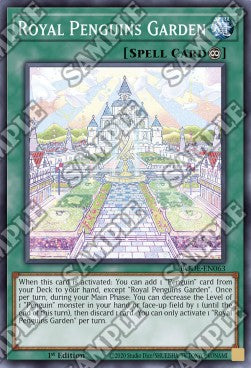 Yu-Gi-Oh! Burst of Destiny BODE-EN063 Royal Penguins Garden