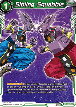 DBS Realm of the Gods BT16-067 Sibling Squabble