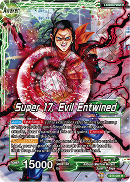 DBS Miraculous Revival BT5-054 Super 17 / Super 17, Evil Entwined (Leader) Foil