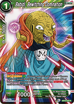 DBS Supreme Rivalry BT13-075 Babidi, Bewitching Domination Foil