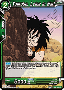 DBS Assault of the Saiyans BT7-065 Yajirobe, Lying in Wait Foil