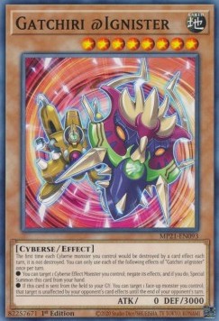 Yu-Gi-Oh! 2021 Tin of Ancient Battles Mega Pack MP21-EN093 Gatchiri @Ignister