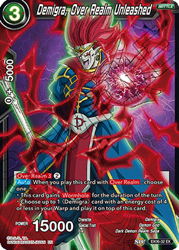 DBS Expansion Set 06: Special Anniversary Box EX06-32 Demigra, Over Realm Unleashed Foil